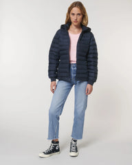 Giacca trapuntata riciclata Stanley/Stella Voyager da personalizzare - Blu Navy