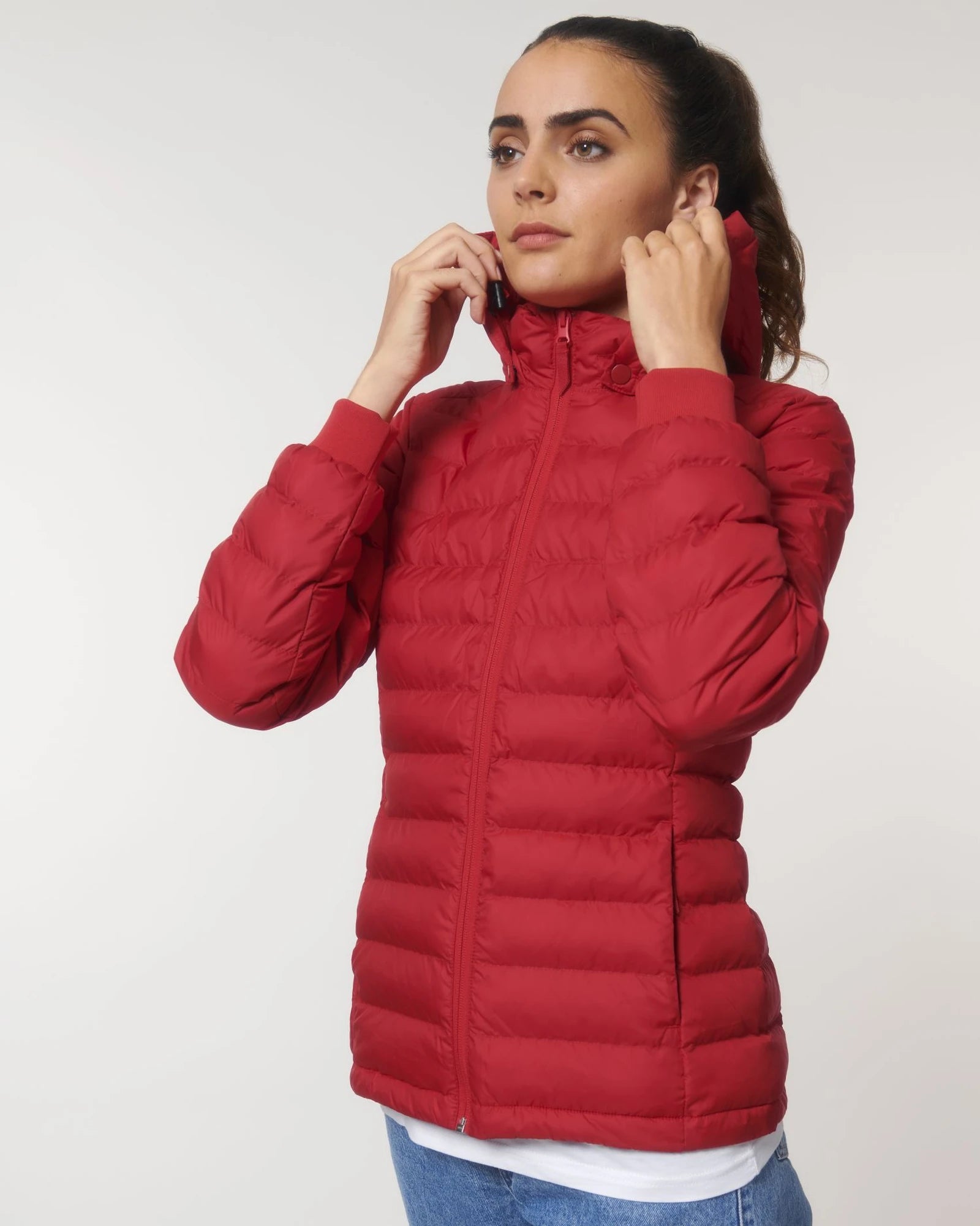 Giacca trapuntata riciclata Stanley/Stella Voyager da personalizzare - Rosso