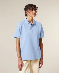 Polo maniche lunghe Stanley/Stella da personalizzare - Blue Soul