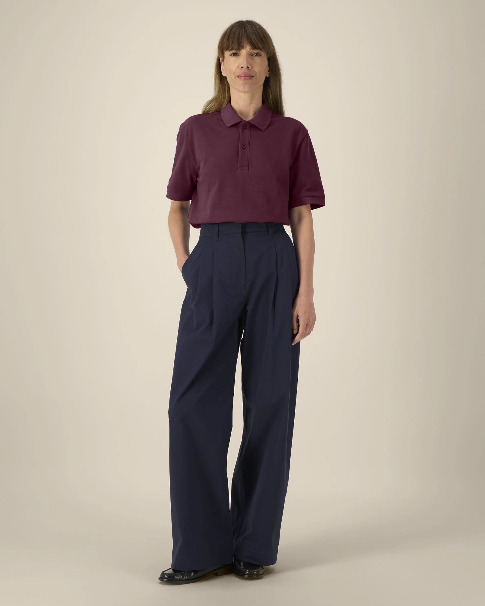 Polo maniche lunghe Stanley/Stella da personalizzare - 4