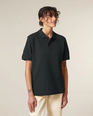 Polo maniche lunghe Stanley/Stella da personalizzare - Nero
