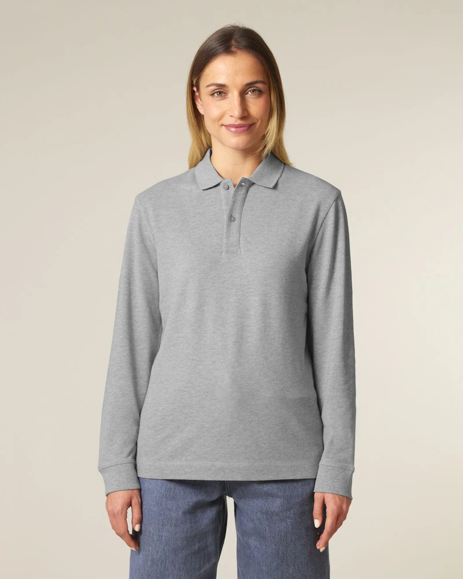 Polo maniche lunghe Stanley/Stella da personalizzare - 12