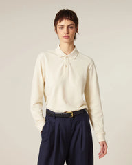 Polo maniche lunghe Stanley/Stella da personalizzare - grezzo naturale