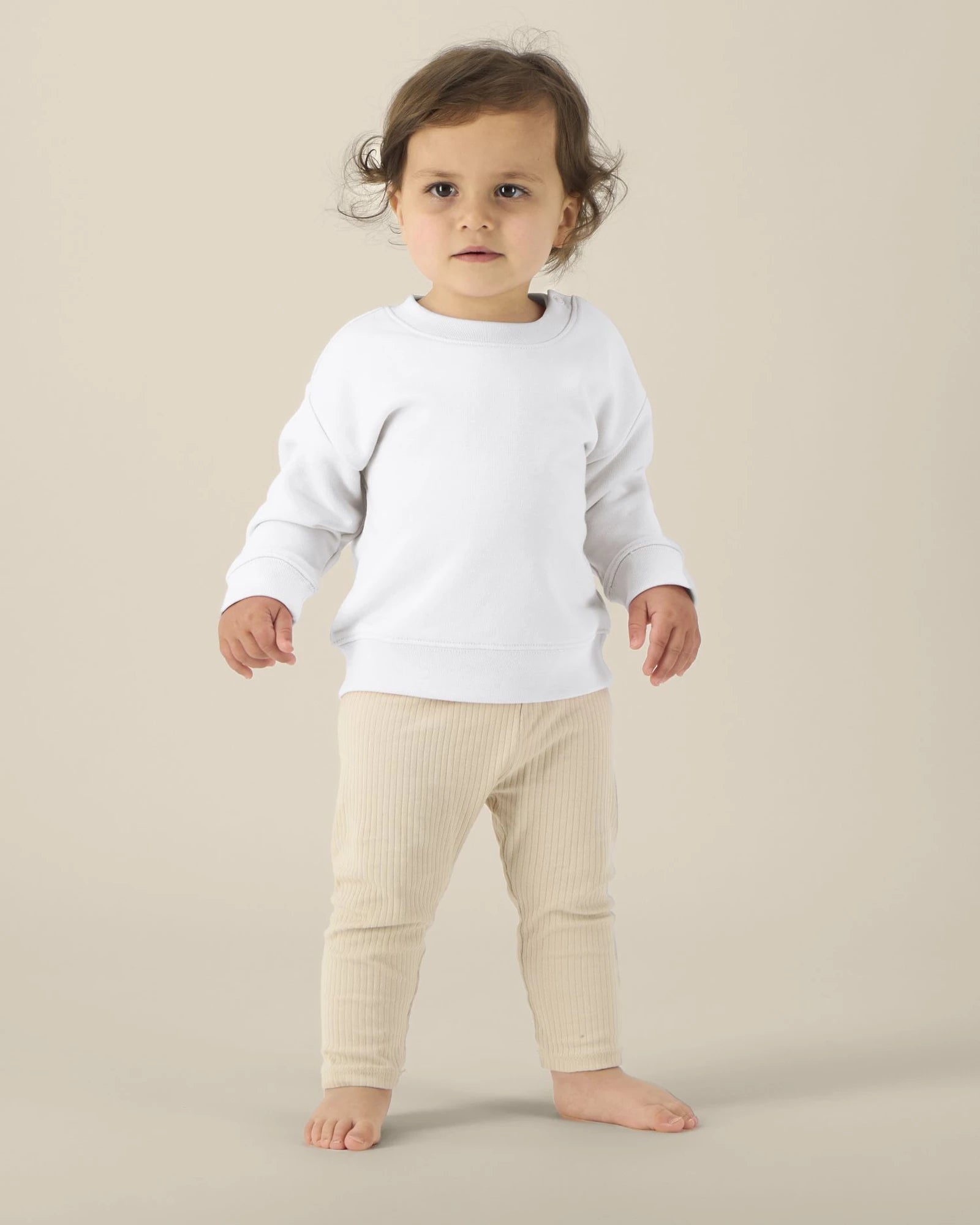 Felpa bio Stanley/Stella Baby Changer da personalizzare - Bianco
