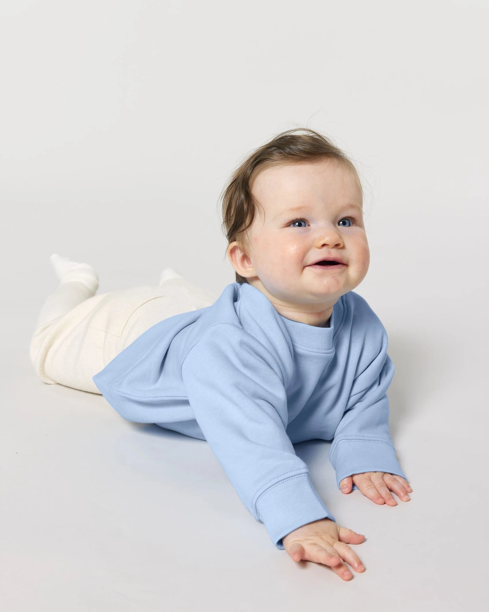 Felpa bio Stanley/Stella Baby Changer da personalizzare - Blue Soul