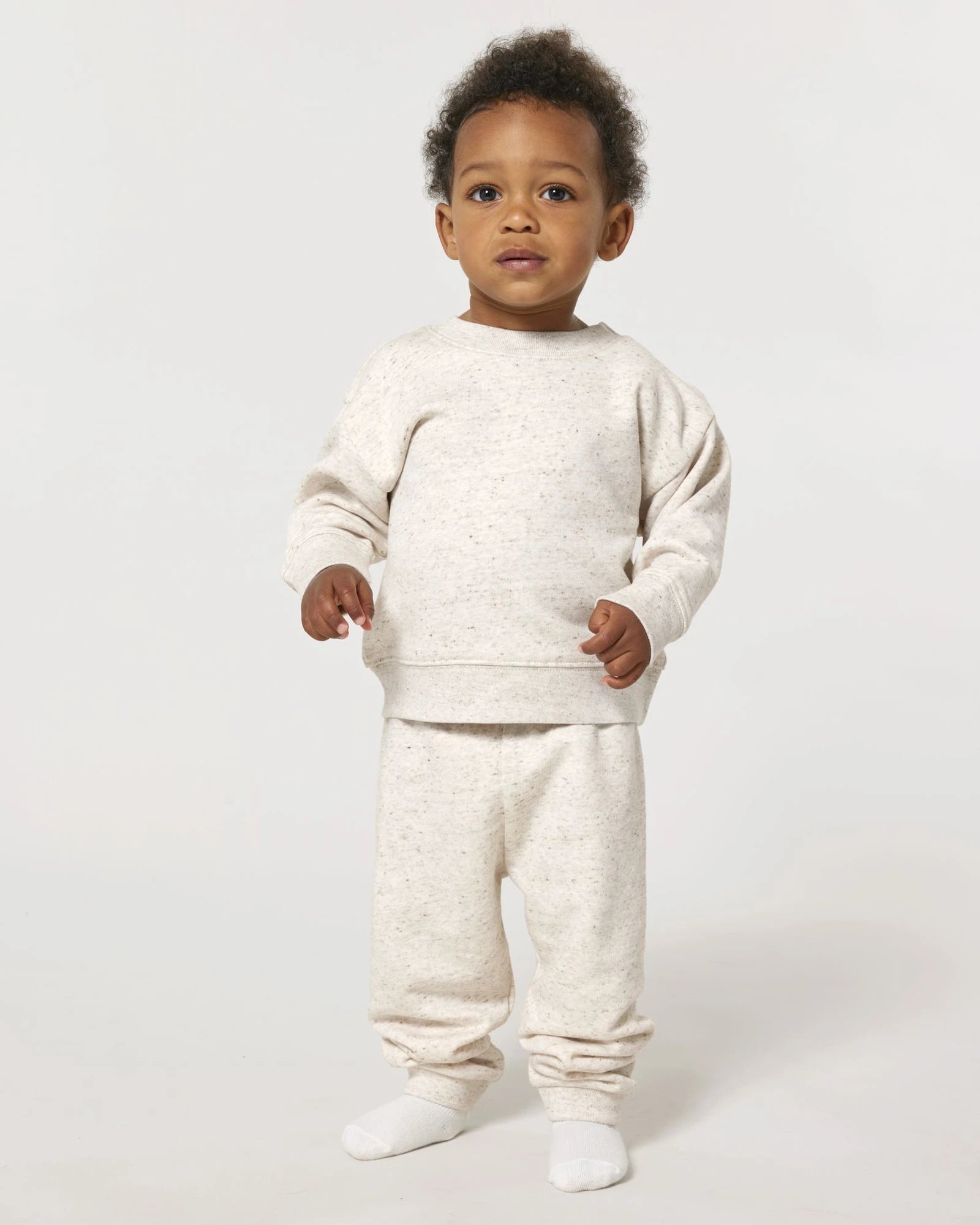Felpa bio Stanley/Stella Baby Changer da personalizzare - Grigio Melange Eco