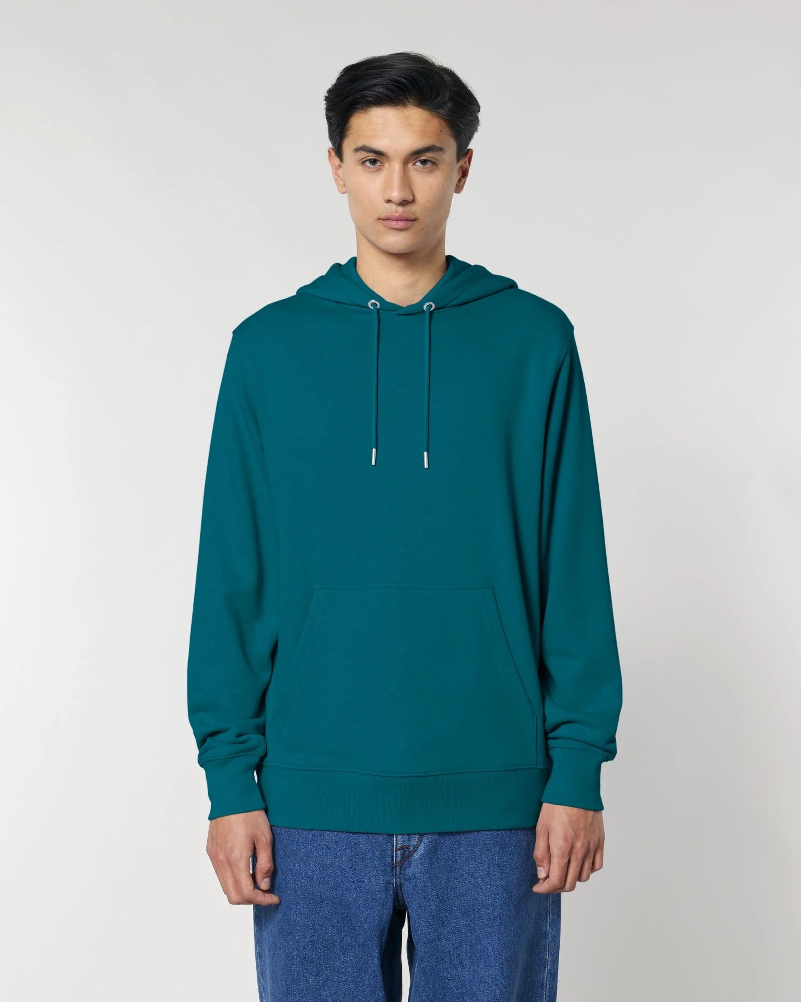 Felpa cotone bio Stanley/Stella Archer da personalizzare - Blu Oceano Profondo