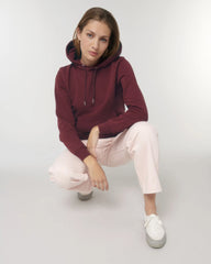Felpa cotone bio Stanley/Stella Archer da personalizzare - Bordeaux