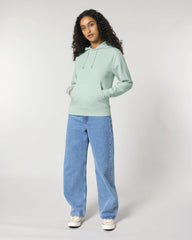 Felpa cotone bio Stanley/Stella Archer da personalizzare - Blu Caraibi