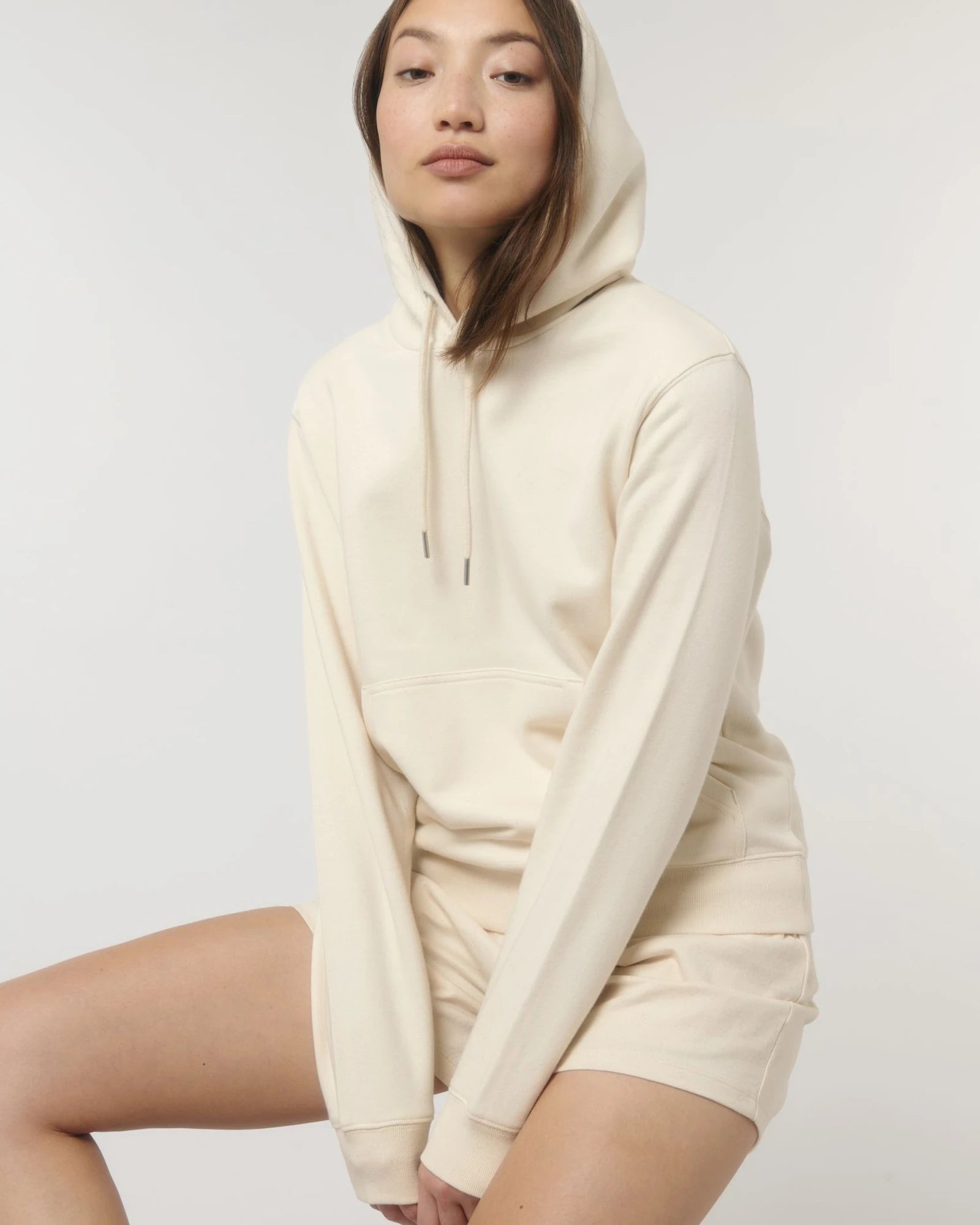Felpa cotone bio Stanley/Stella Archer da personalizzare - grezzo naturale