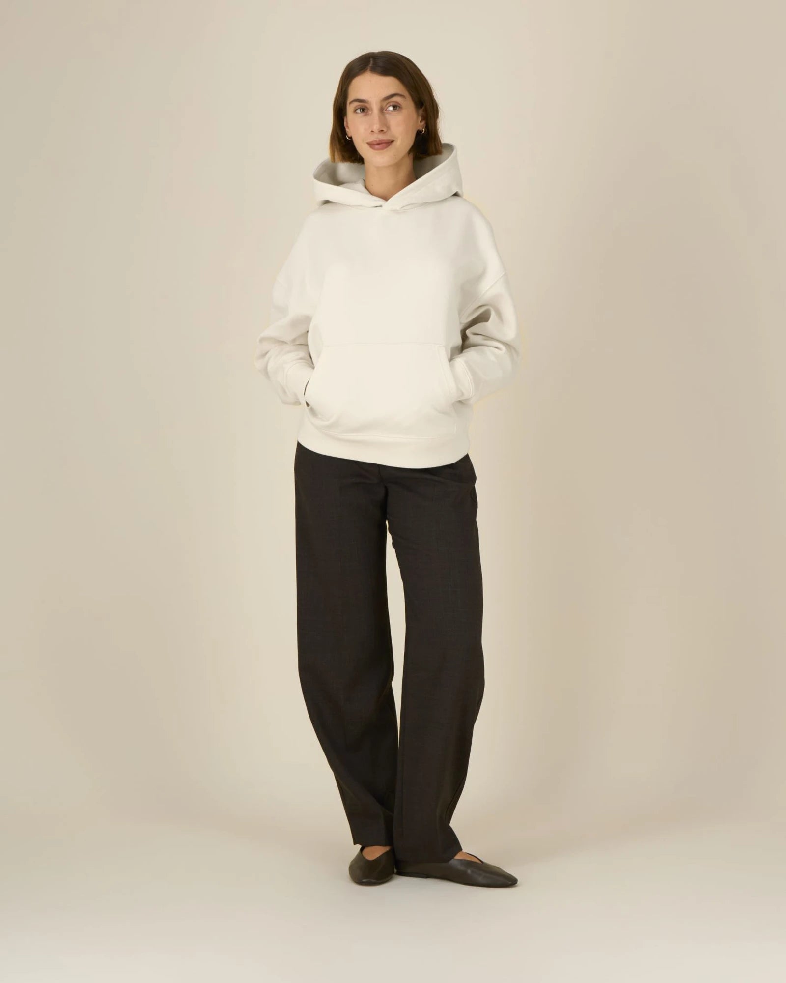 Felpa cotone bio Stanley/Stella Archer da personalizzare - grezzo naturale
