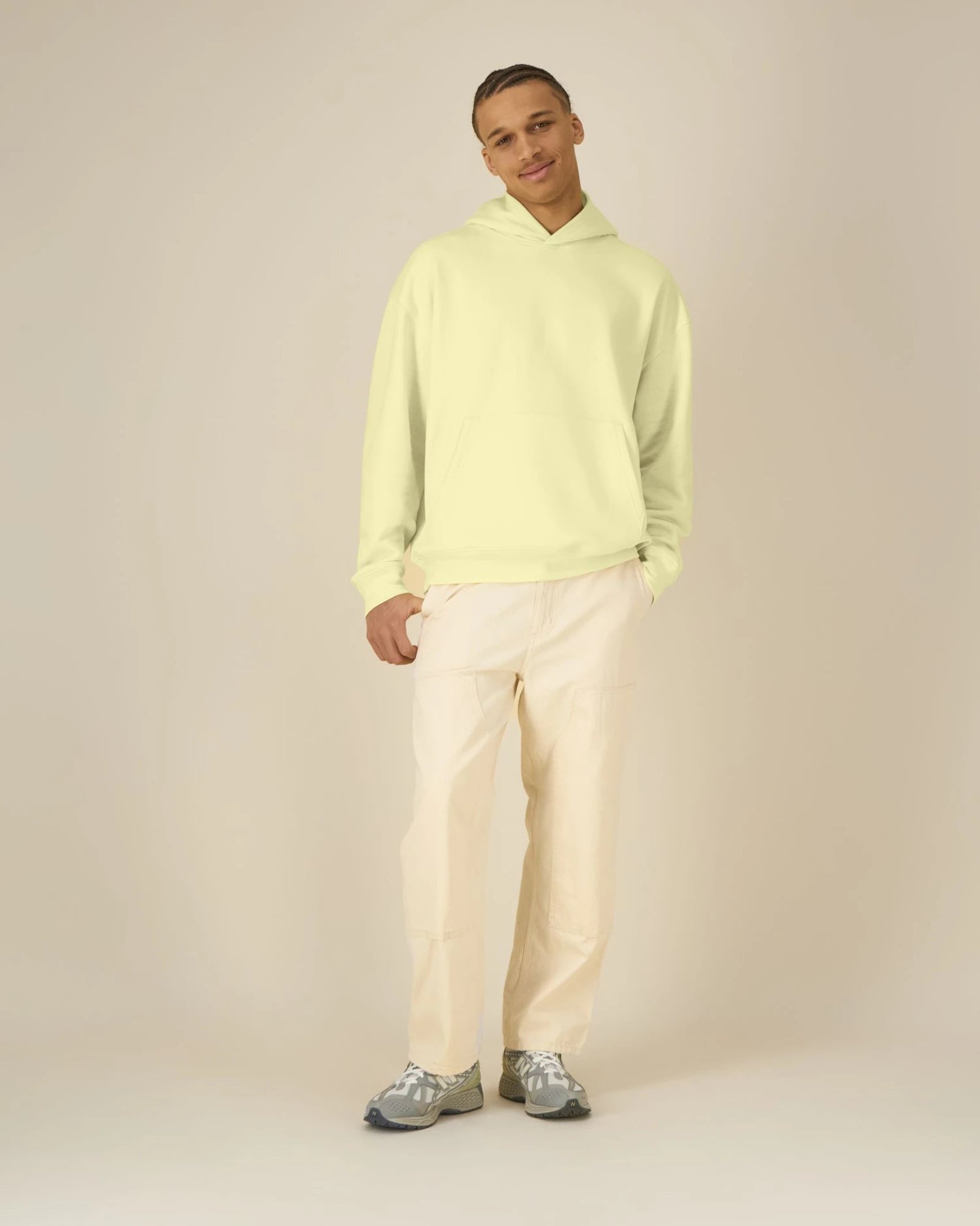 Felpa cotone bio Stanley/Stella Archer da personalizzare - Sorbetto al Limone