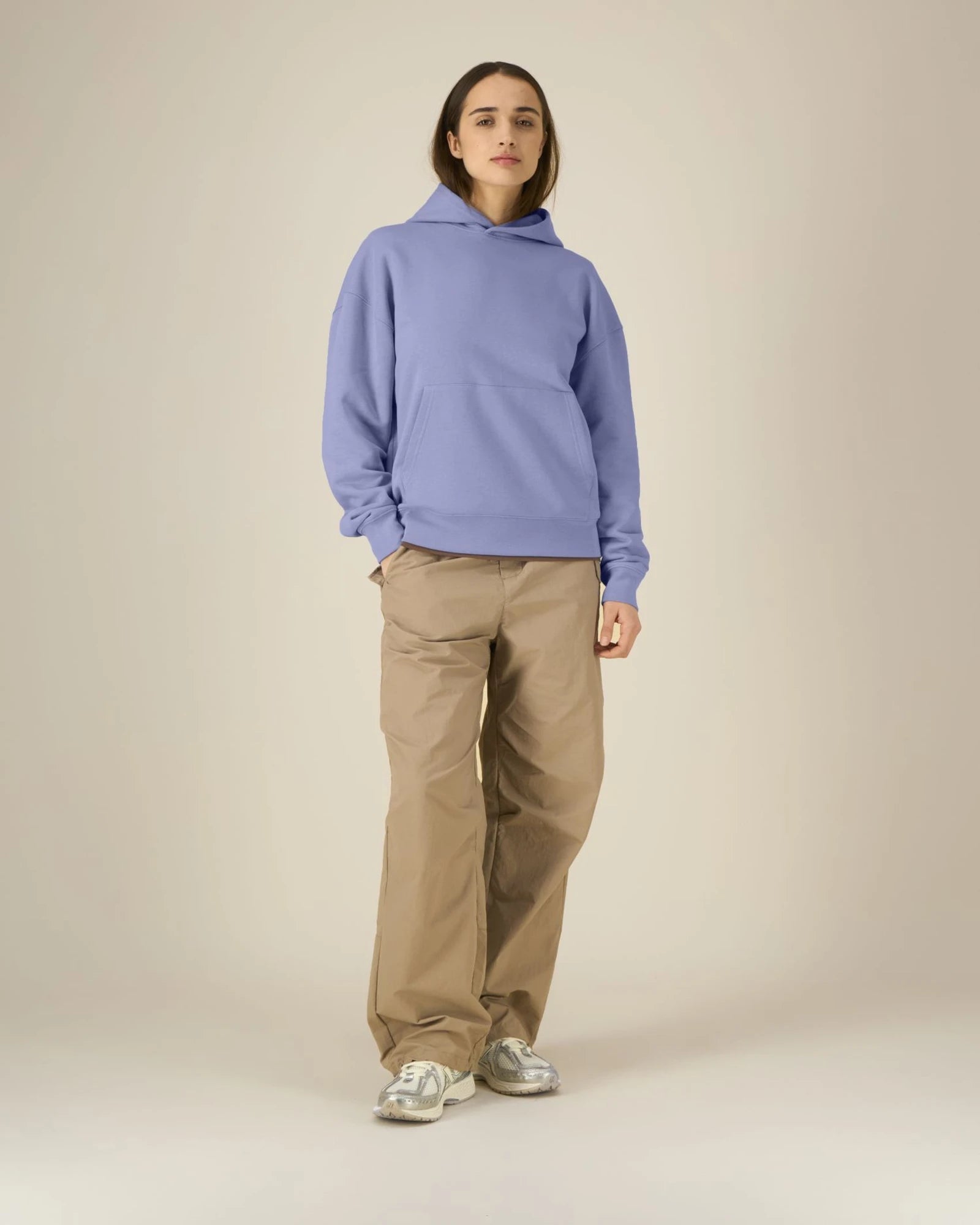 Felpa cotone bio Stanley/Stella Archer da personalizzare - Viola