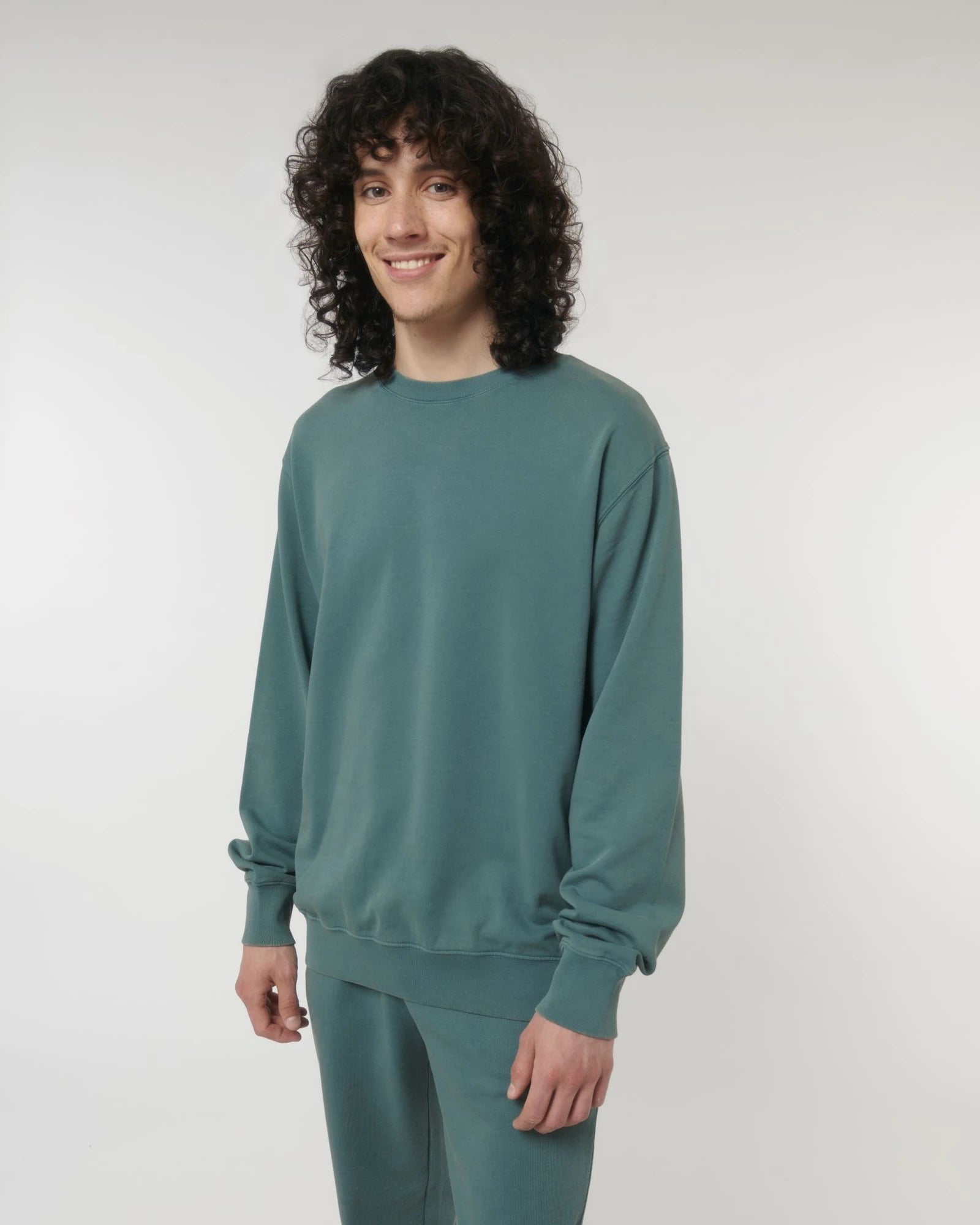 Felpa cotone bio Stanley/Stella Matcher da personalizzare - G. Dyed Hydro