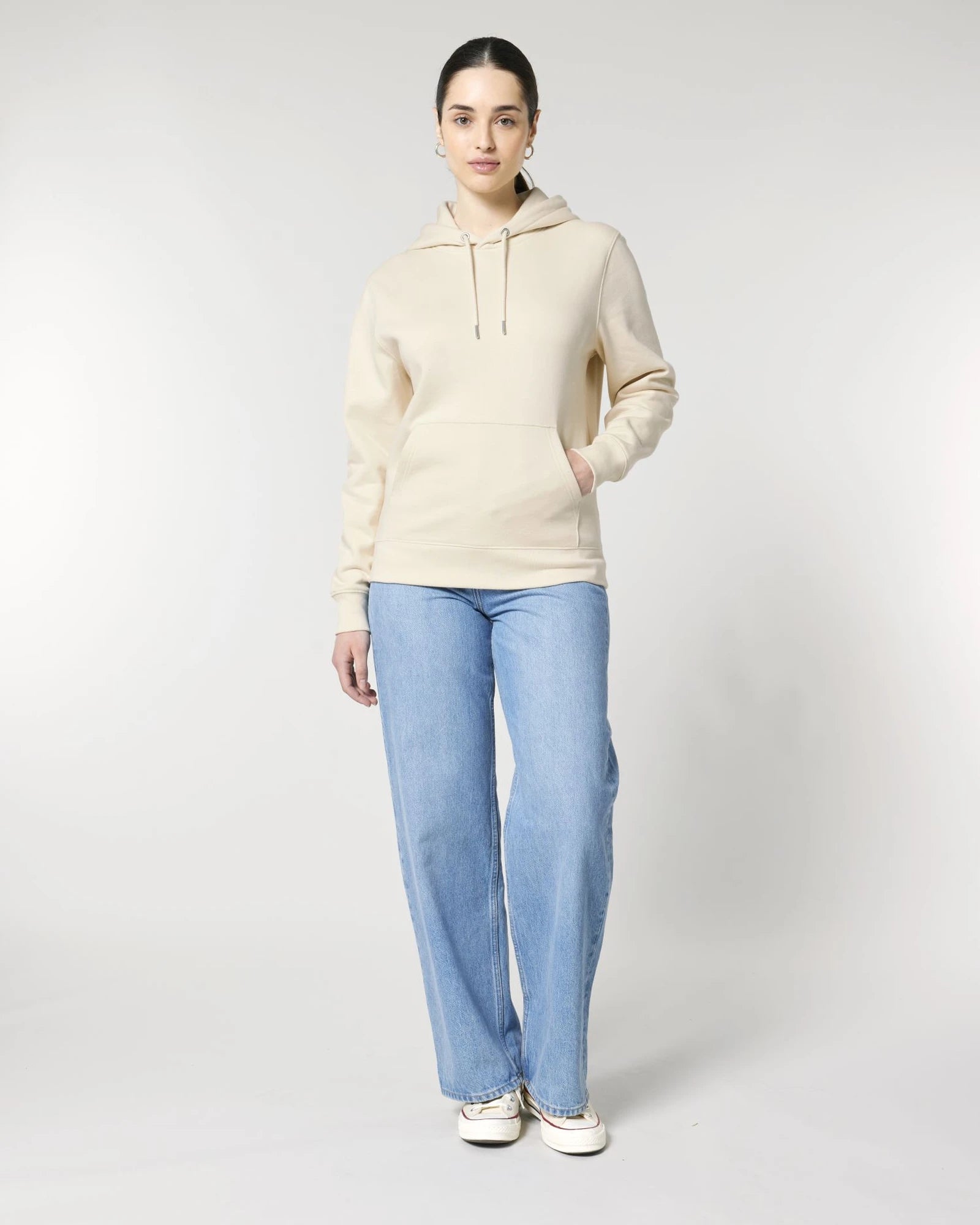Felpa cotone bio Stanley/Stella Cruiser 2.0 da personalizzare - grezzo naturale