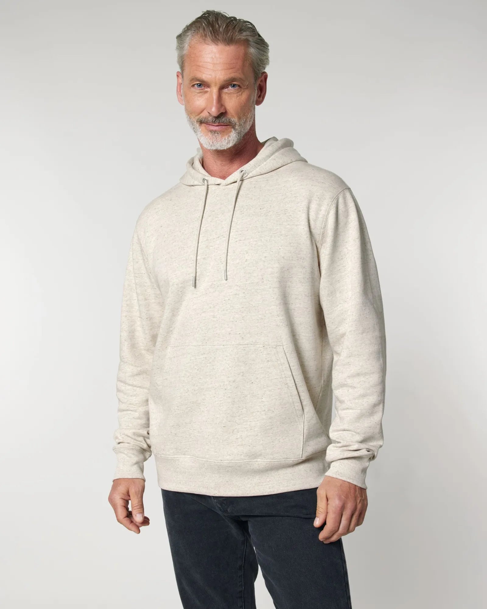 Felpa cotone bio Stanley/Stella Cruiser 2.0 da personalizzare - Grigio Melange Eco