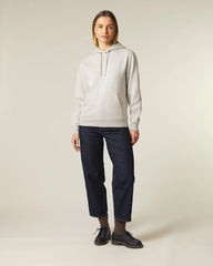 Felpa cotone bio Stanley/Stella Cruiser 2.0 da personalizzare - Grigio melange nebbia