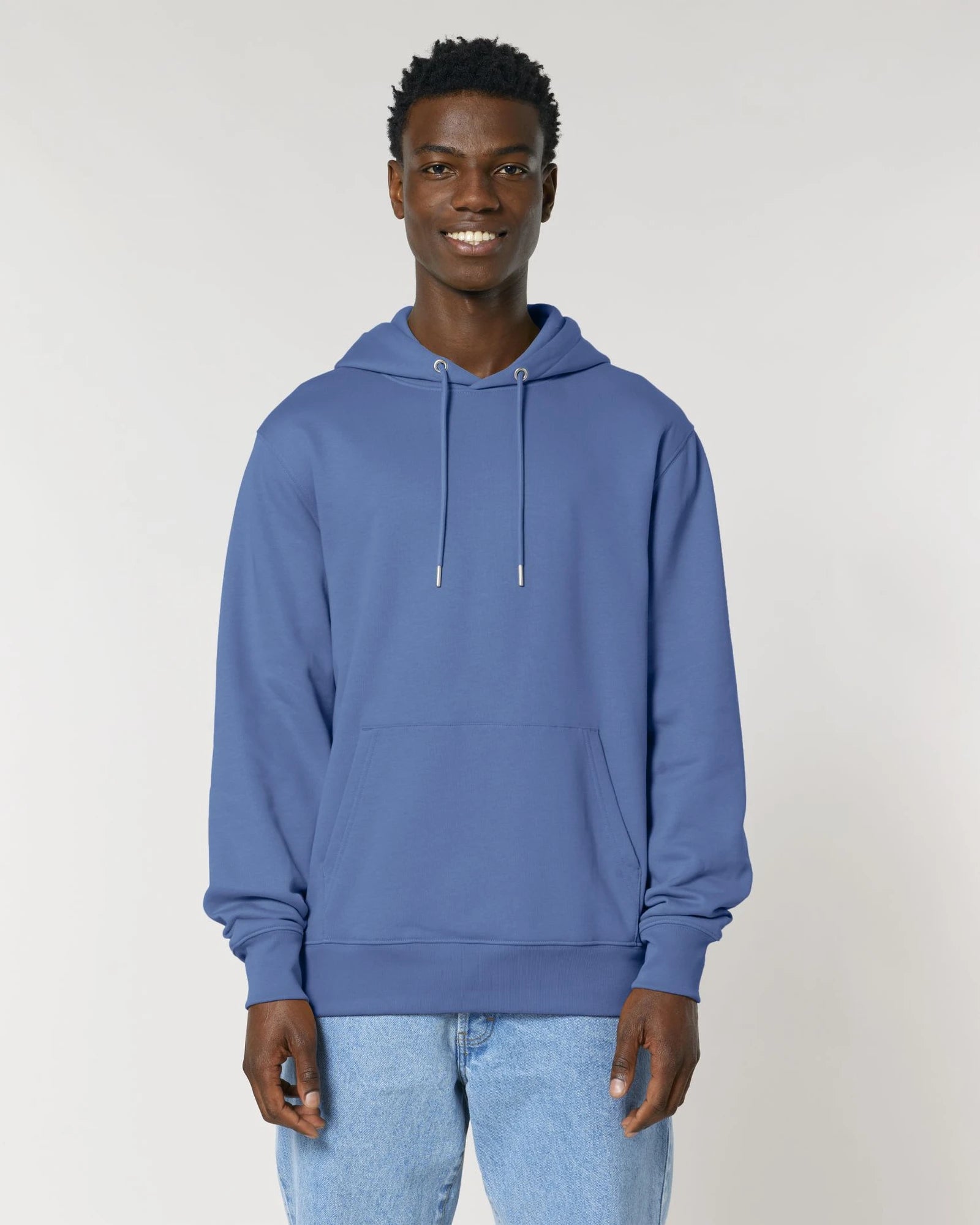 Felpa cotone bio Stanley/Stella Cruiser 2.0 da personalizzare - Blu Brillante