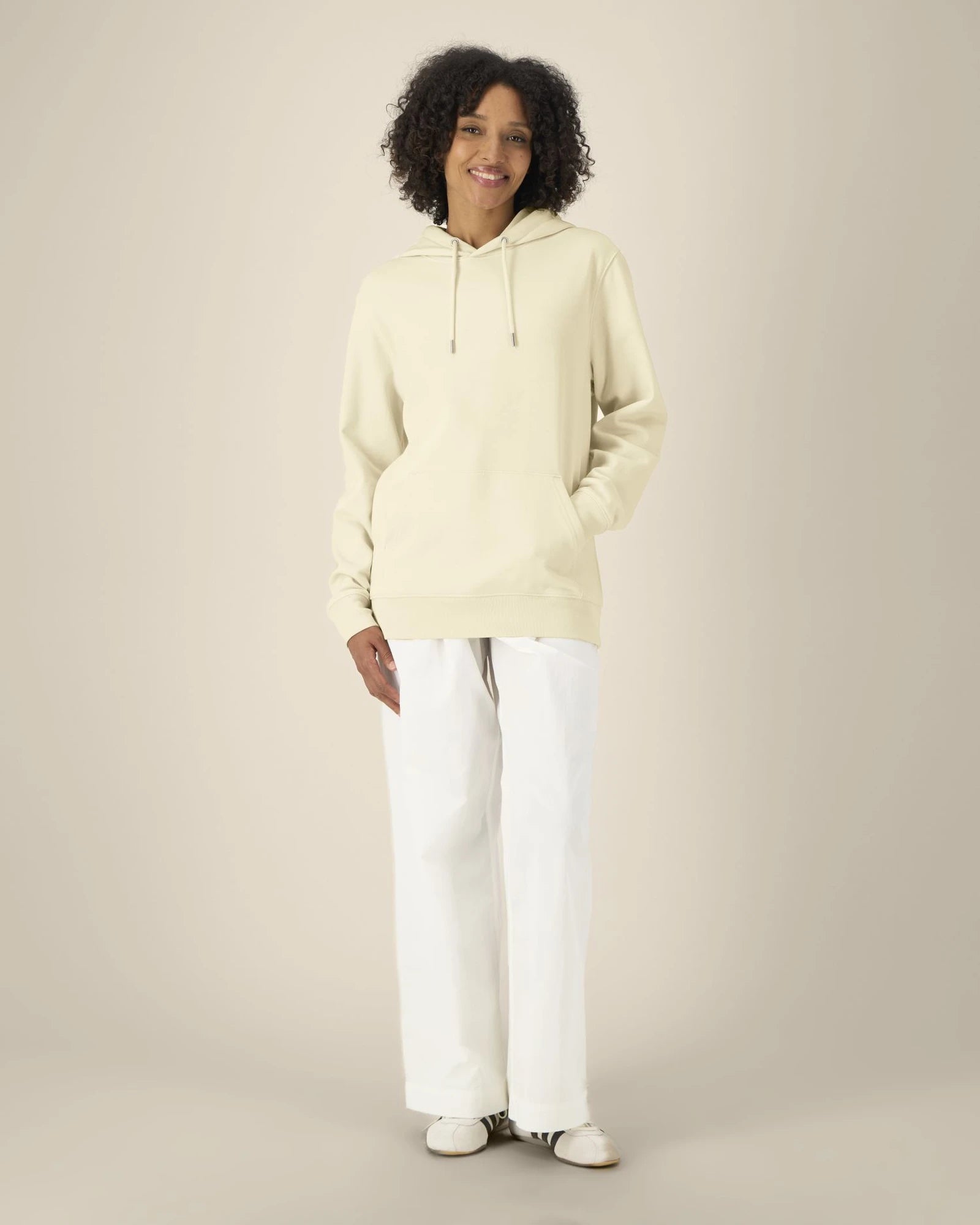 Felpa cotone bio Stanley/Stella Cruiser 2.0 da personalizzare - Beige miele