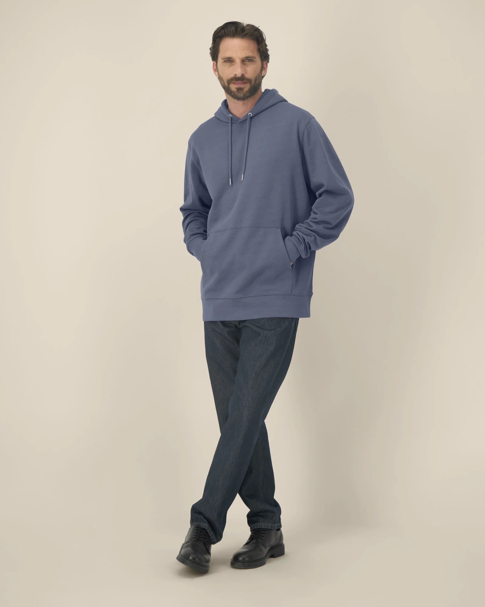 Felpa cotone bio Stanley/Stella Cruiser 2.0 da personalizzare - Grigio blu