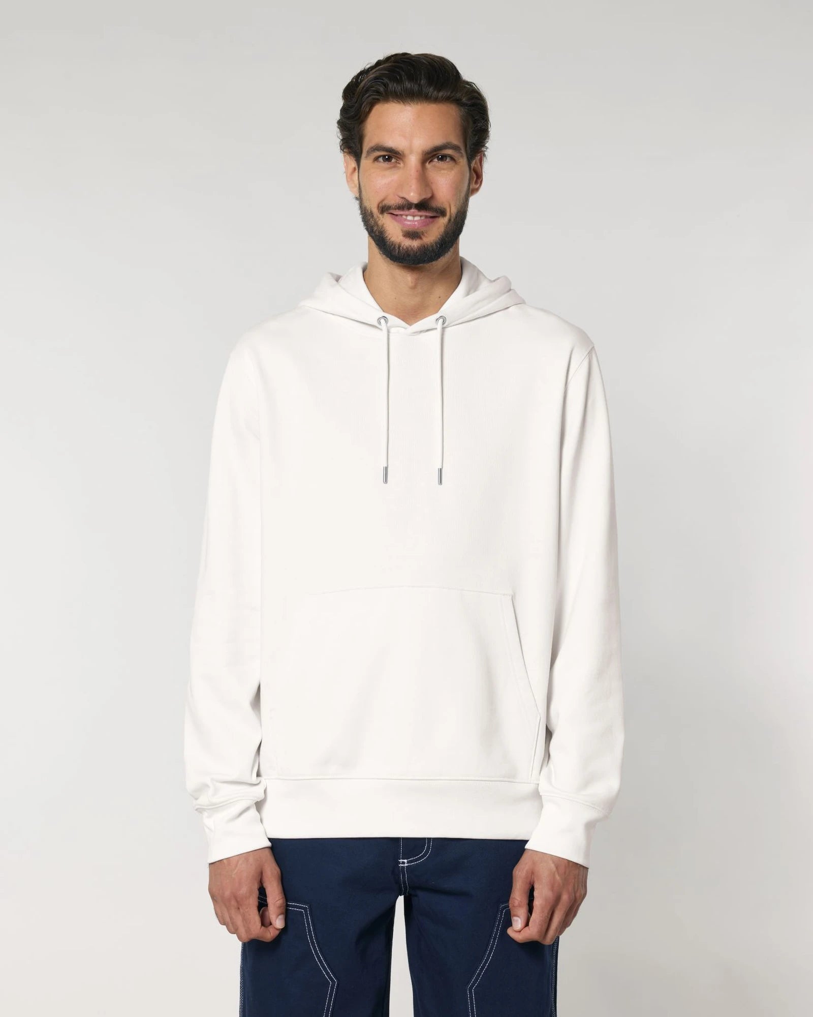 Felpa cotone bio Stanley/Stella Cruiser 2.0 da personalizzare - Bianco sporco
