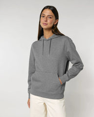 Felpa cotone bio Stanley/Stella Cruiser 2.0 da personalizzare - Grigio melange medio