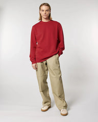 Felpa cotone bio Stanley/Stella Changer 2.0 da personalizzare - Rosso