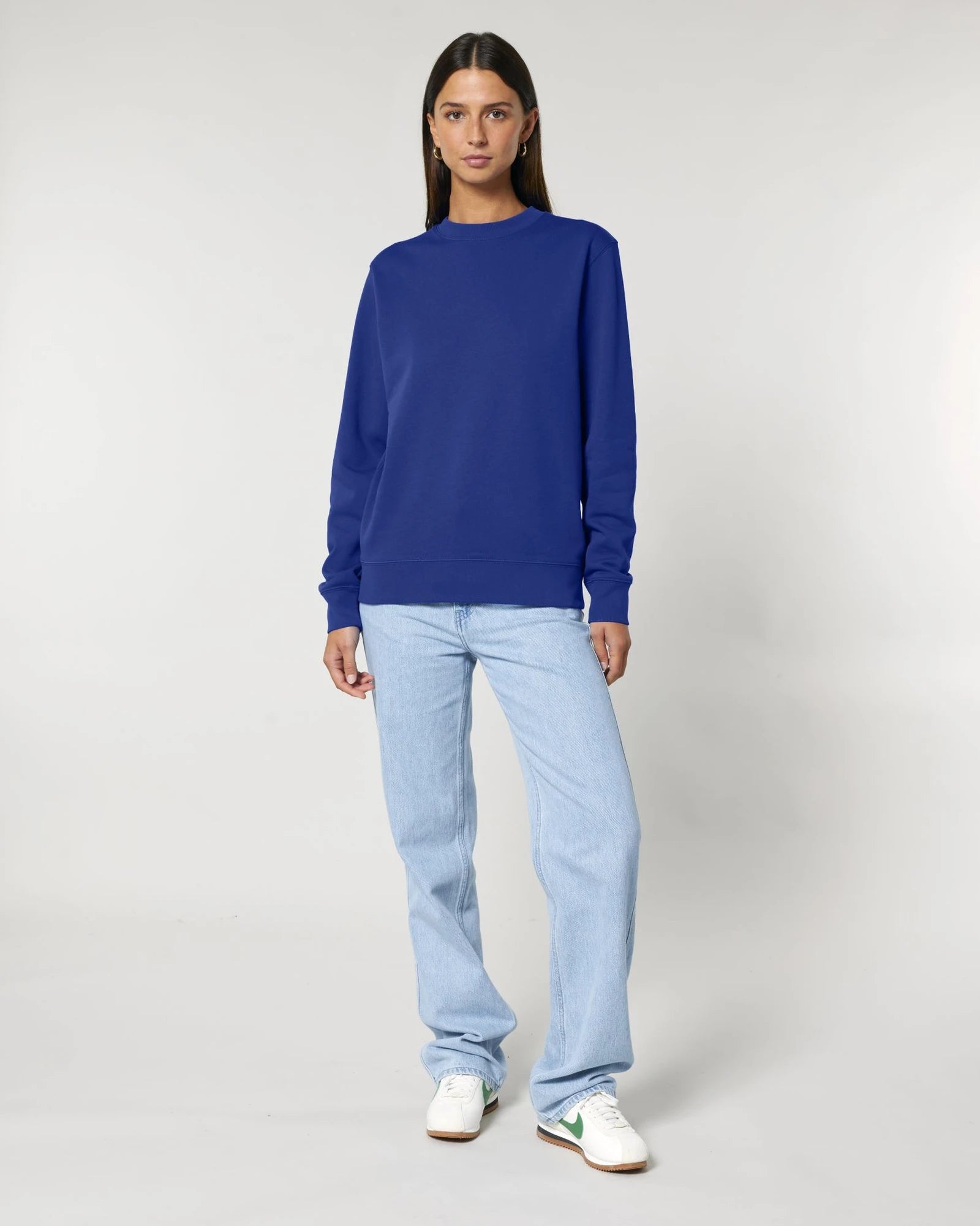 Felpa cotone bio Stanley/Stella Changer 2.0 da personalizzare - blu worker