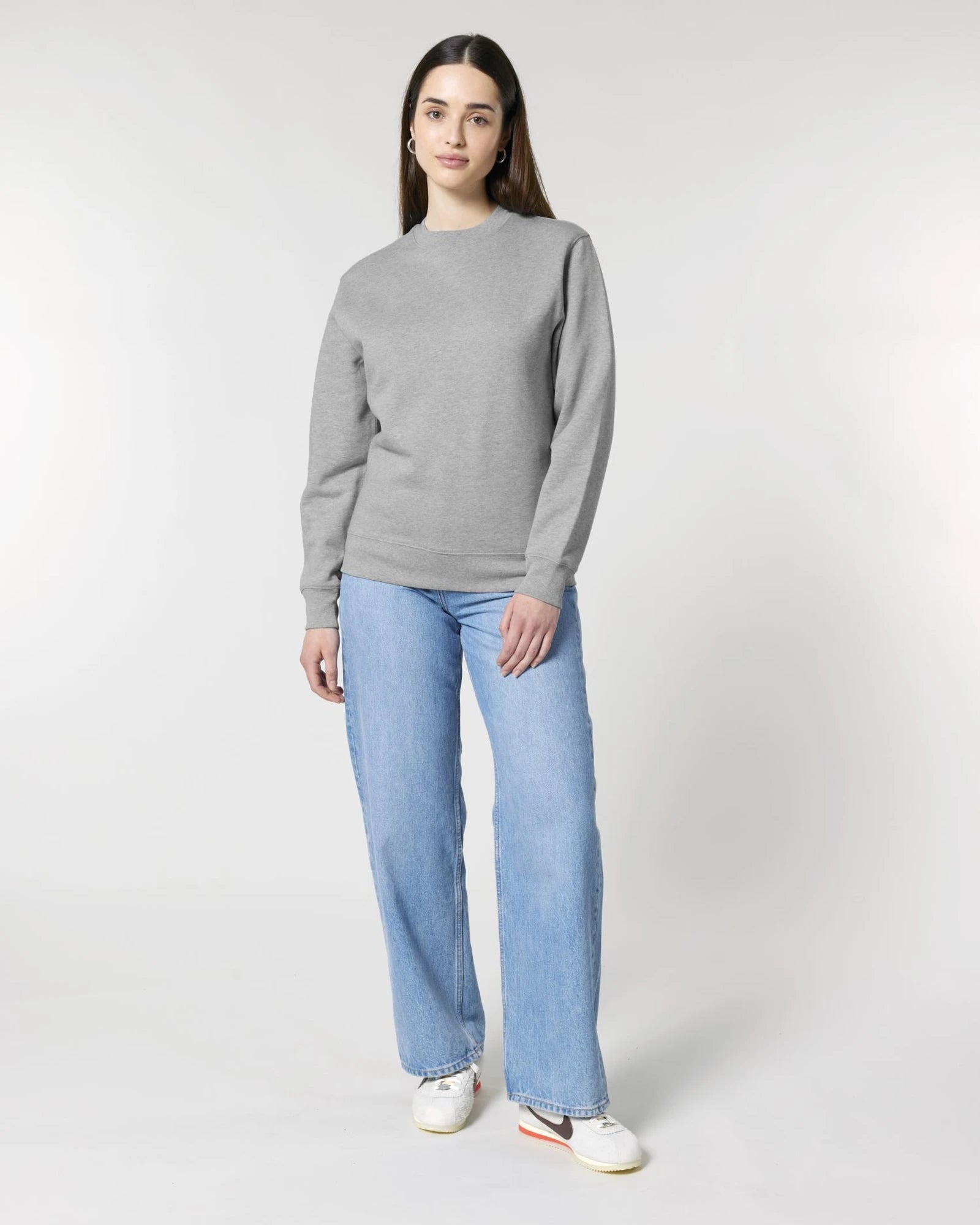 Felpa cotone bio Stanley/Stella Changer 2.0 da personalizzare - Grigio melange