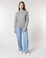 Felpa cotone bio Stanley/Stella Changer 2.0 da personalizzare - Grigio melange