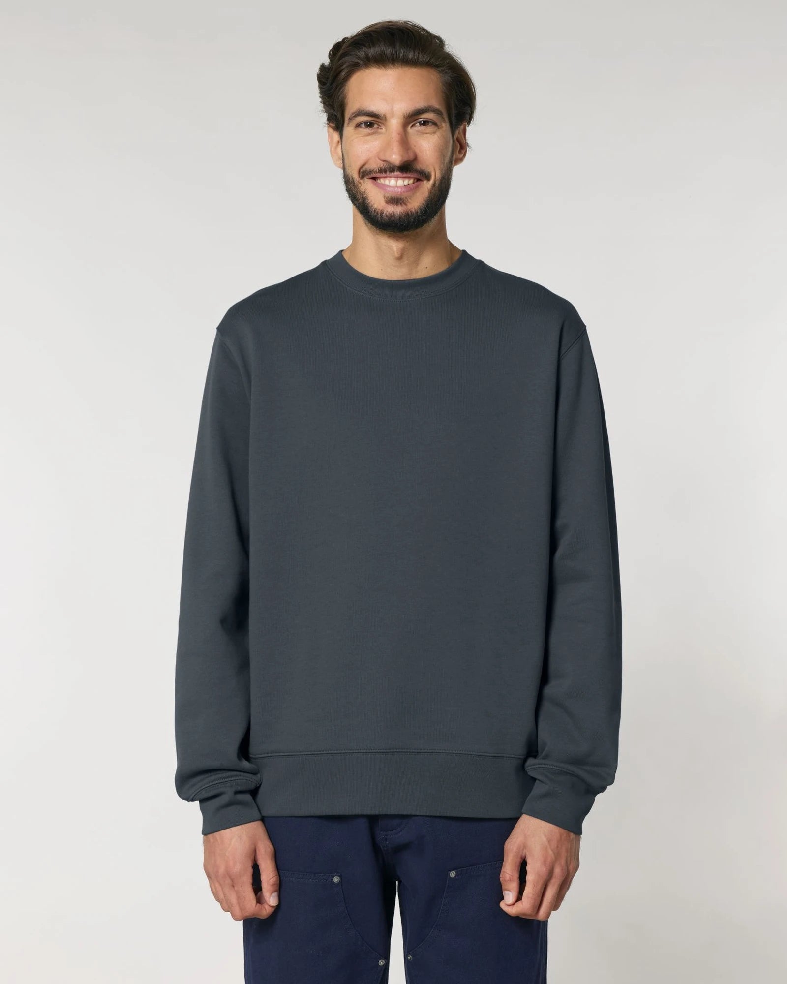 Felpa cotone bio Stanley/Stella Changer 2.0 da personalizzare - Grigio Inchiostro