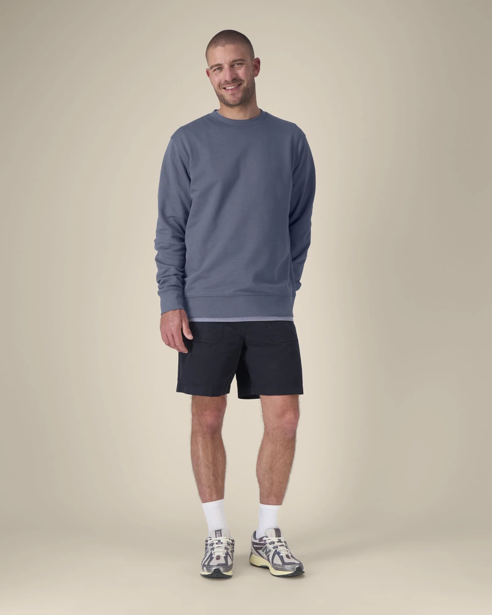 Felpa cotone bio Stanley/Stella Changer 2.0 da personalizzare - Grigio blu