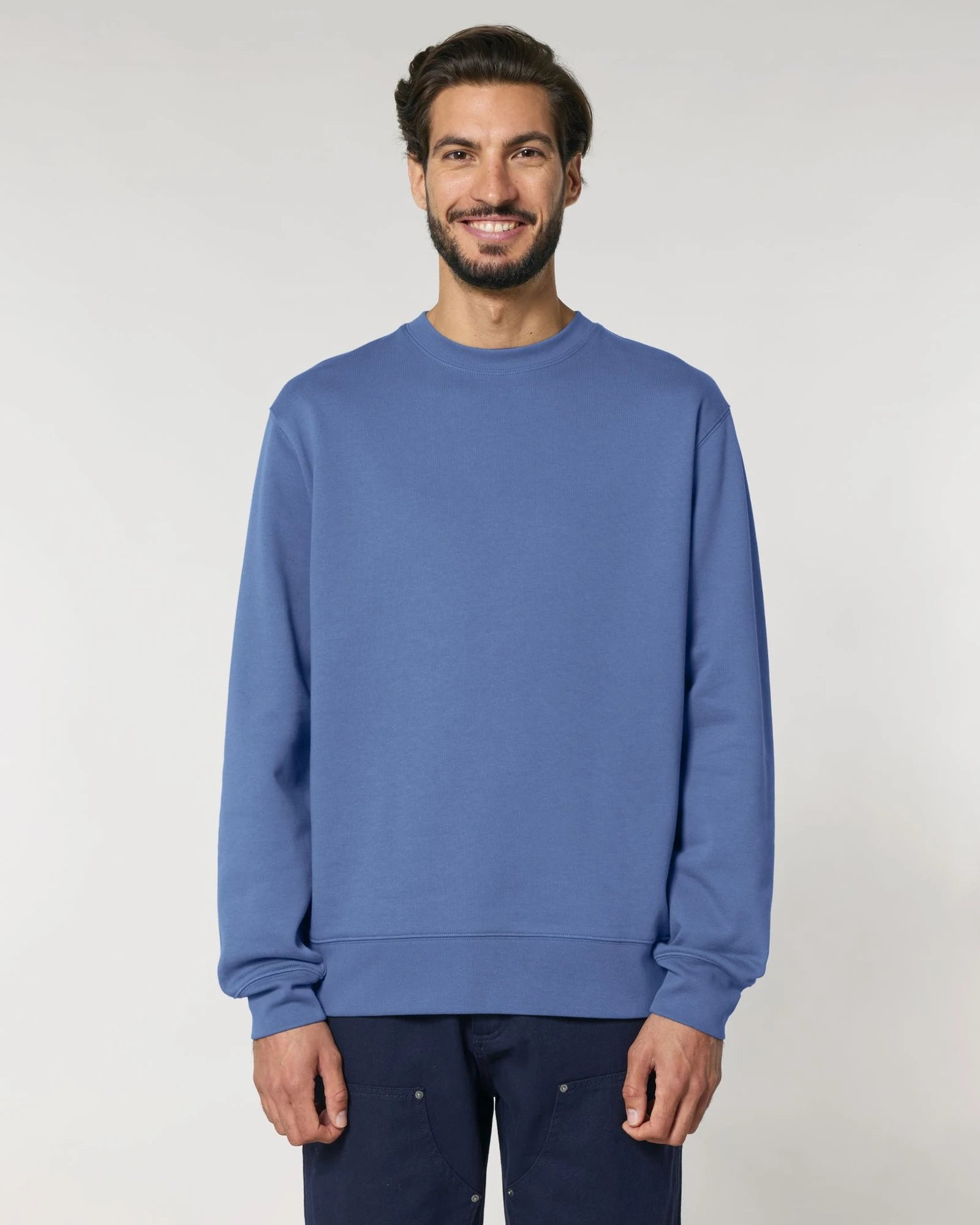 Felpa cotone bio Stanley/Stella Changer 2.0 da personalizzare - Blu Brillante