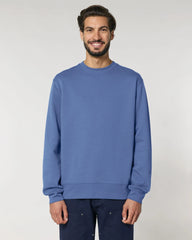 Felpa cotone bio Stanley/Stella Changer 2.0 da personalizzare - Blu Brillante