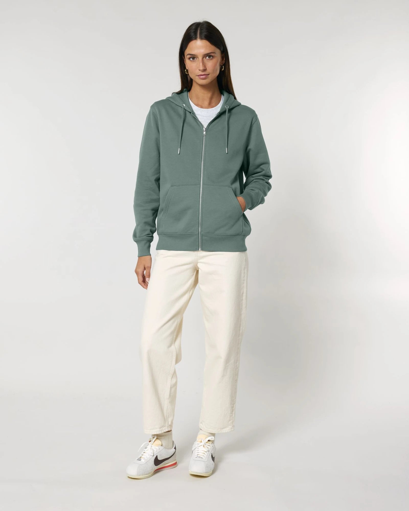 Felpa con zip Stanley/Stella Cultivator 2.0 da personalizzare - Green Bay