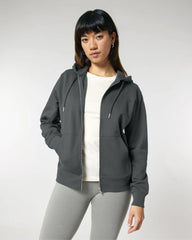 Felpa con zip Stanley/Stella Cultivator 2.0 da personalizzare - Antracite