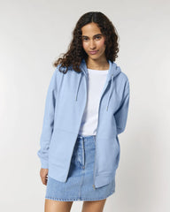 Felpa con zip Stanley/Stella Cultivator 2.0 da personalizzare - Blue Soul