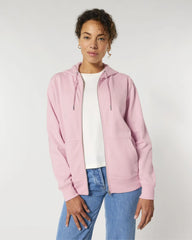 Felpa con zip Stanley/Stella Cultivator 2.0 da personalizzare - Rosa Cotone