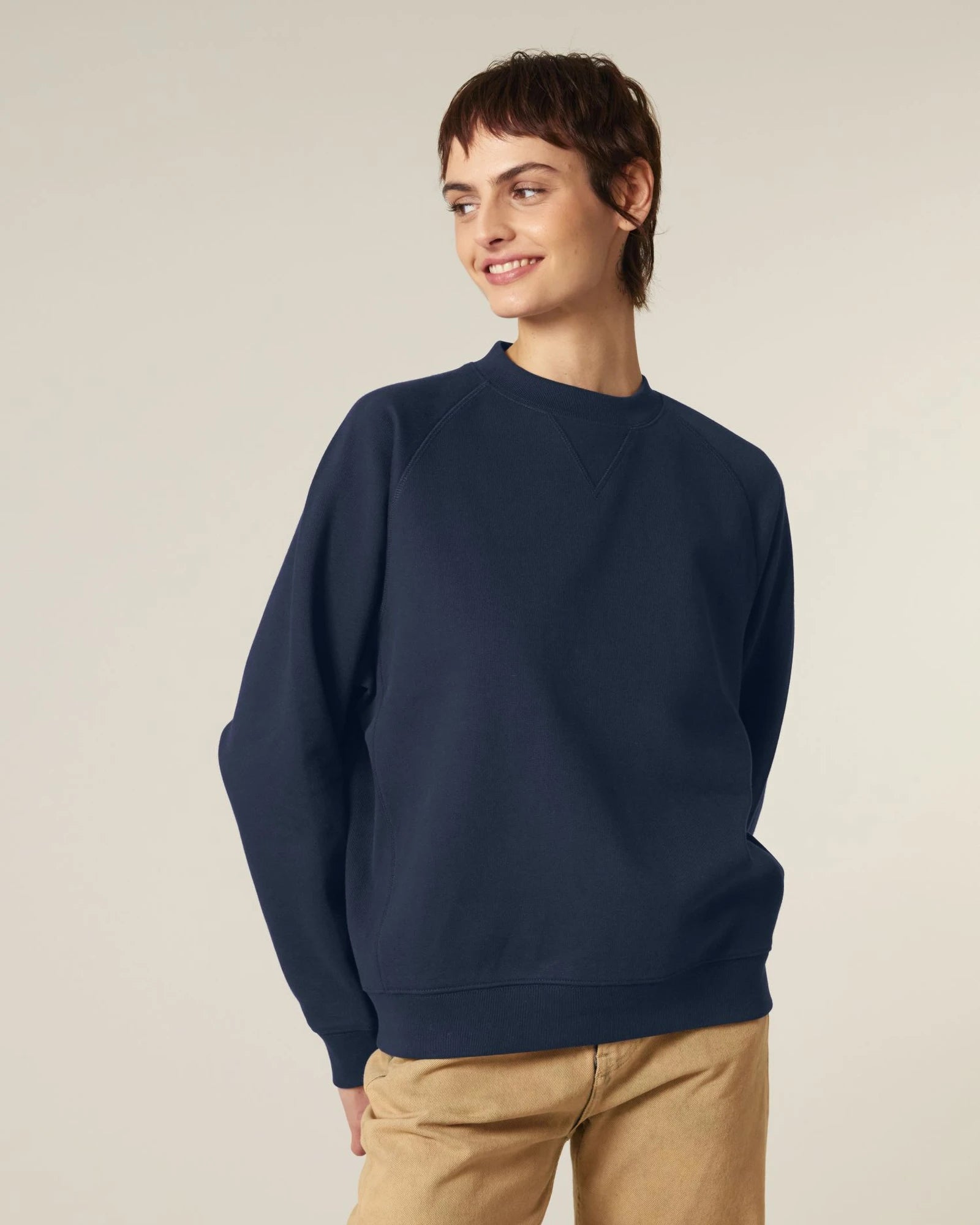 Felpa cotone bio Stanley/Stella Knoxer da personalizzare - Blu Navy
