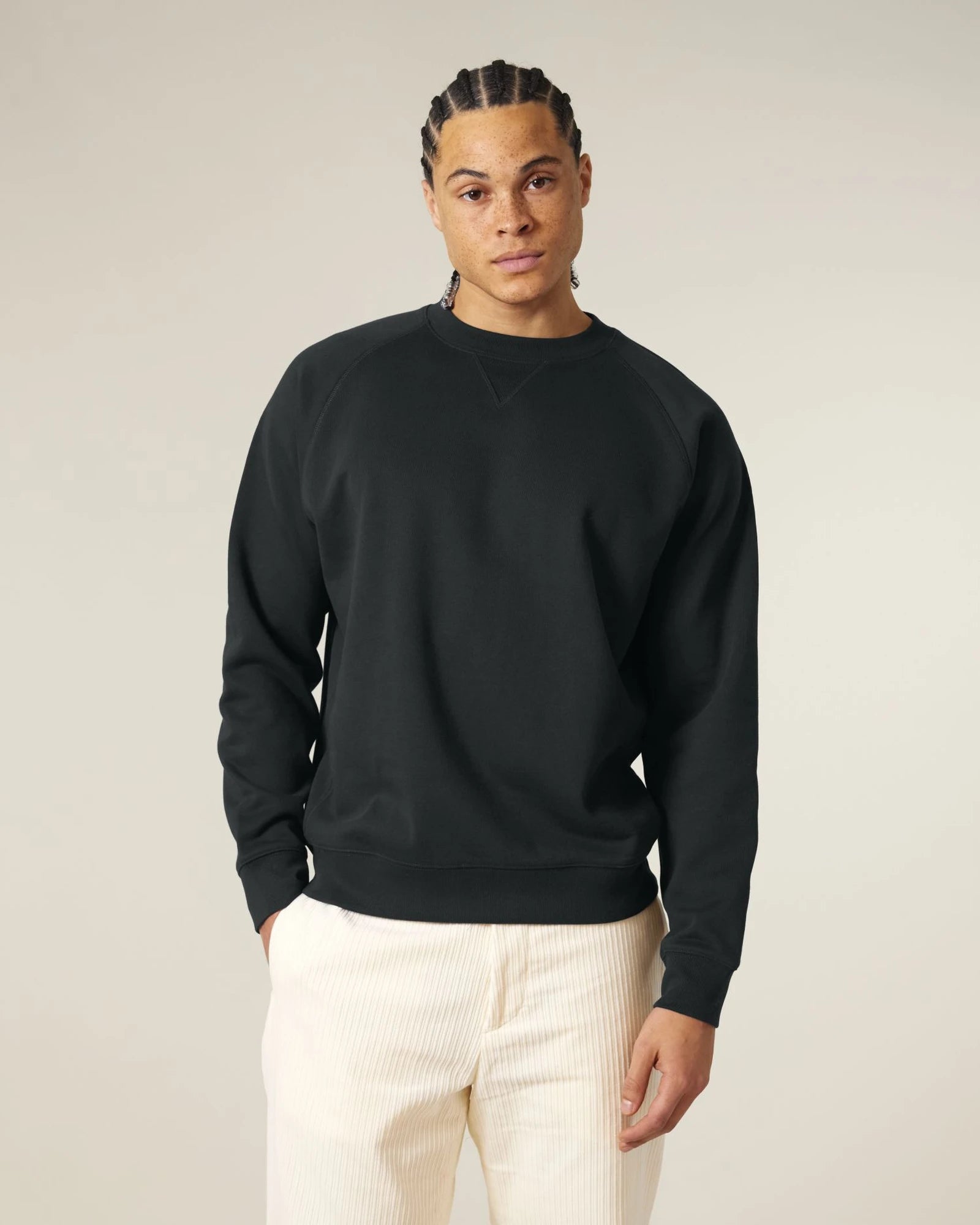 Felpa cotone bio Stanley/Stella Knoxer da personalizzare - Nero