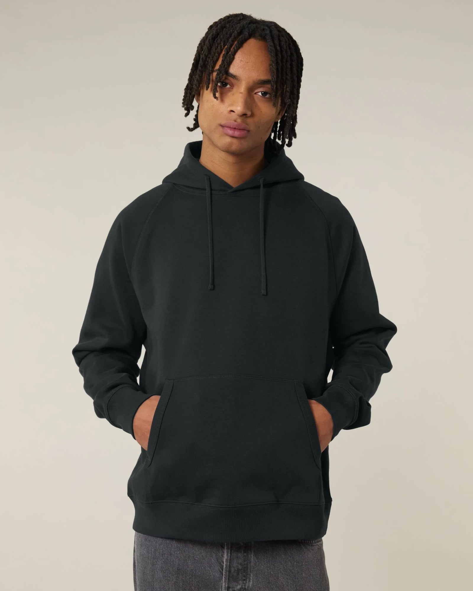 Felpa cotone bio Stanley/Stella Striker da personalizzare - Nero