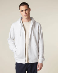 Felpa con zip Stanley/Stella Mixer da personalizzare - Bianco
