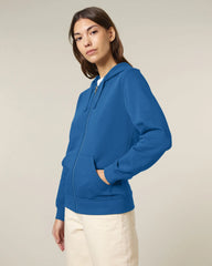 Felpa con zip Stanley/Stella Mixer da personalizzare - Blu royal