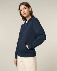 Felpa con zip Stanley/Stella Mixer da personalizzare - Blu Navy
