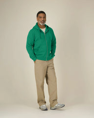 Felpa con zip Stanley/Stella Mixer da personalizzare - Verde Rigoglioso