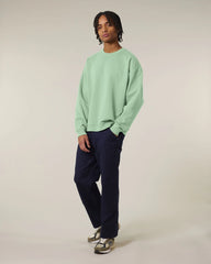 Felpa cotone bio Stanley/Stella Radder 2.0 da personalizzare - Verde giada brumoso