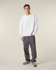 Felpa cotone bio Stanley/Stella Radder 2.0 da personalizzare - Bianco
