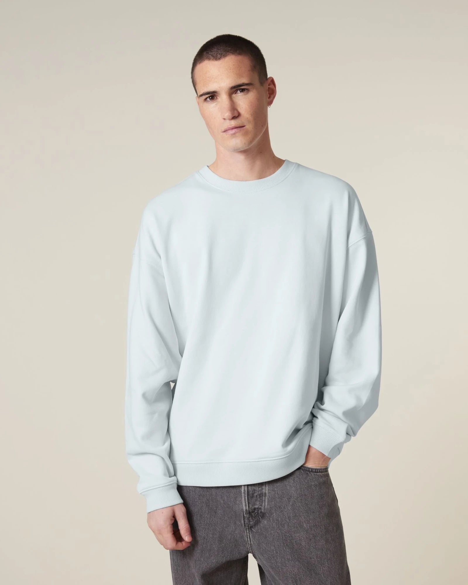 Felpa cotone bio Stanley/Stella Radder 2.0 da personalizzare - Blue Ice
