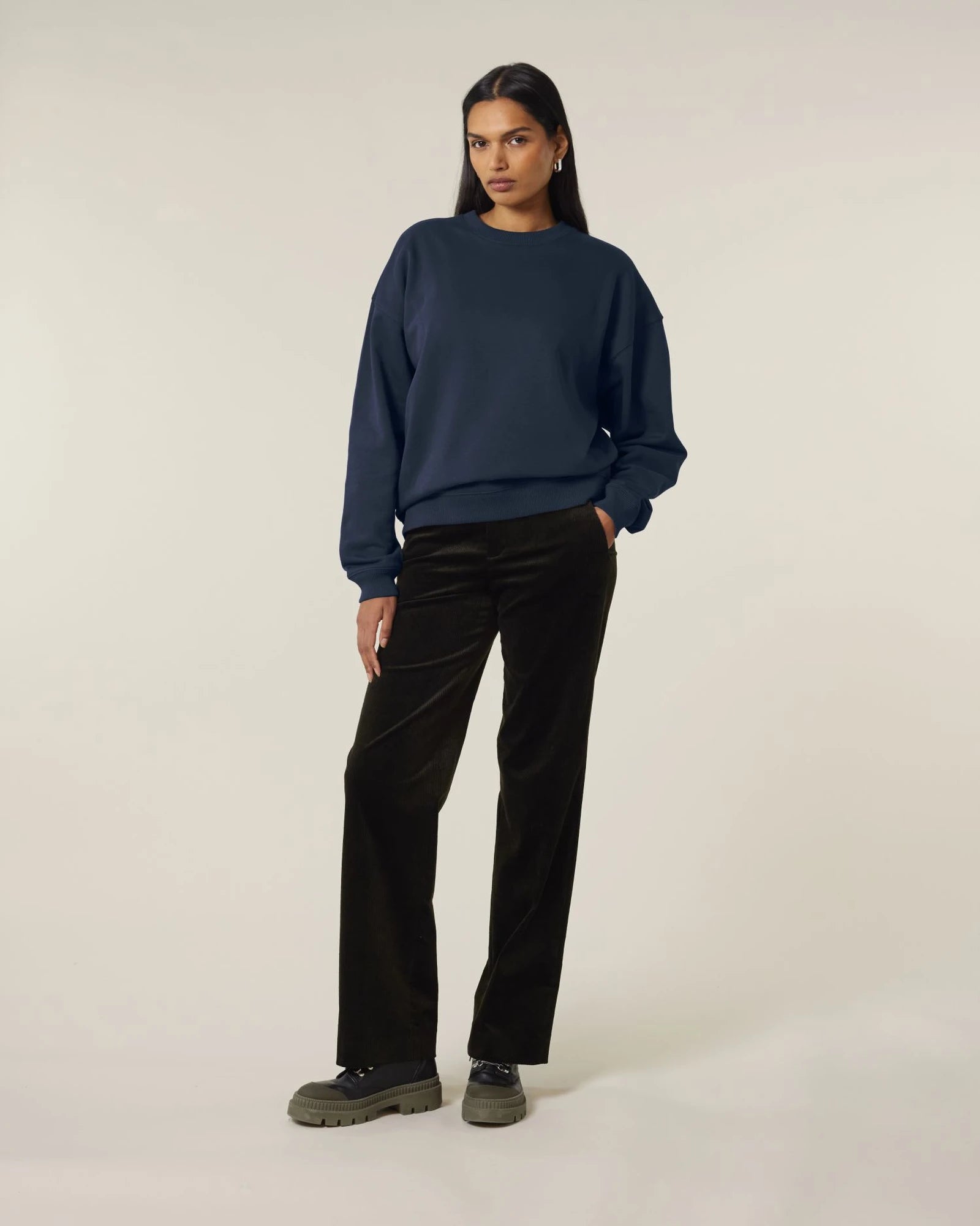 Felpa cotone bio Stanley/Stella Radder 2.0 da personalizzare - Blu Navy