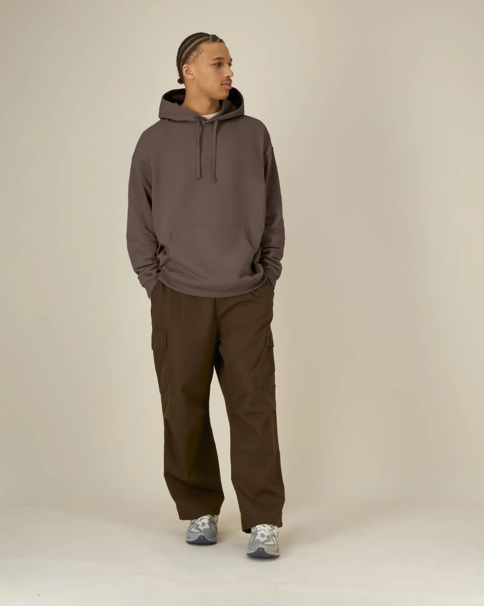 Felpa cotone bio Stanley/Stella Slammer da personalizzare - Marrone moka